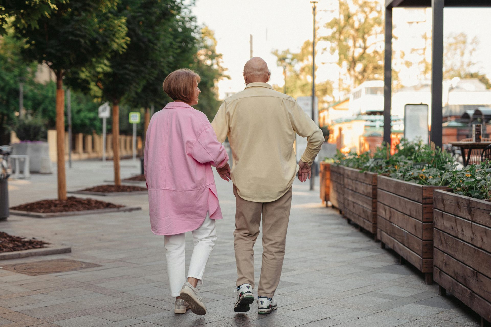 Couple enjoying a stress-free retirement