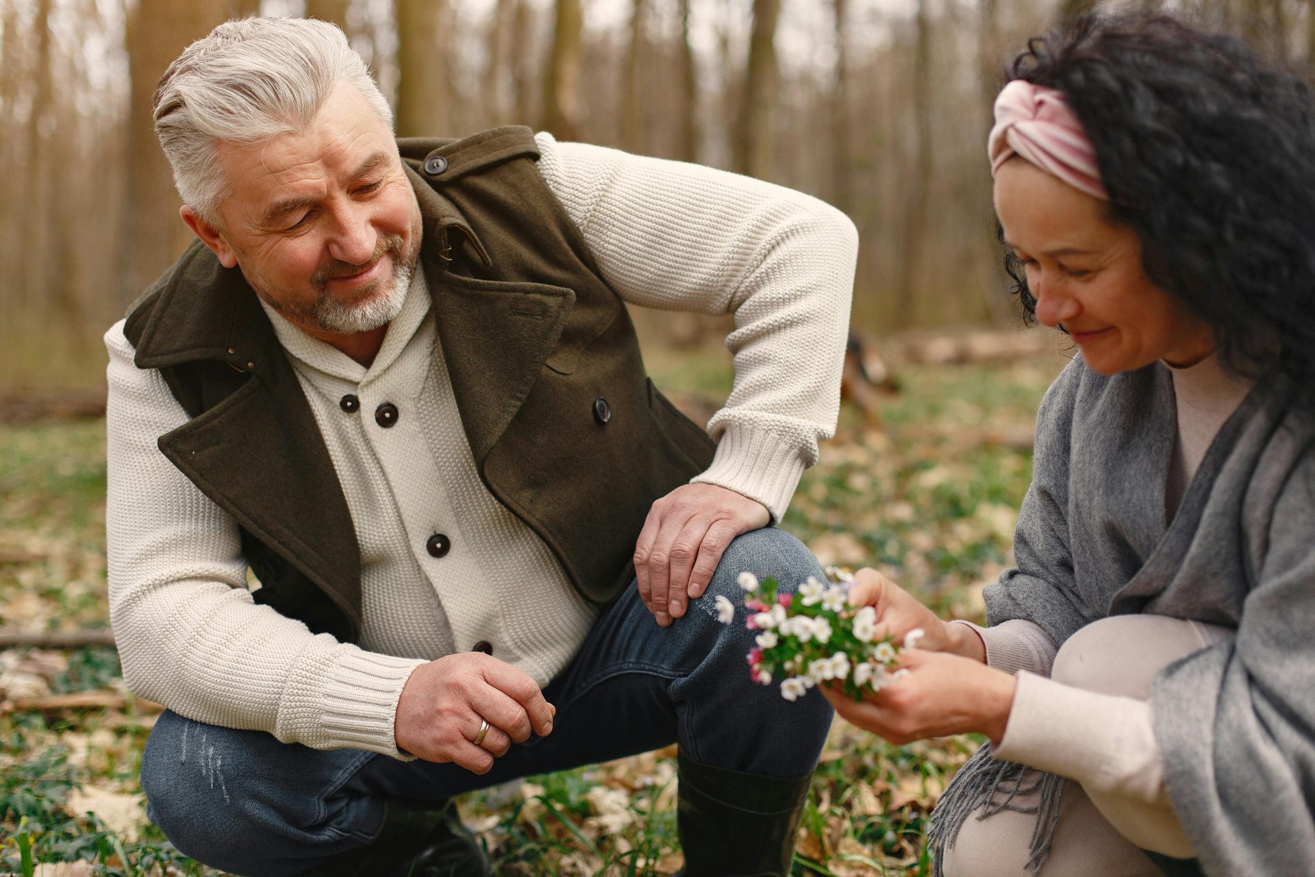 Couple enjoys a happy retirement